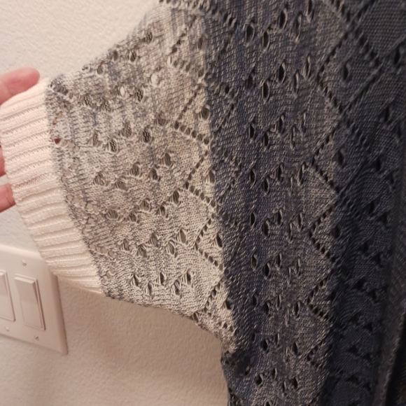 Carolyn Taylor Open Knit Cardigan Size XL Womens - Picture 8 of 9
